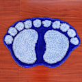 Pikkukuva 3 / 5: Foot Print Kylpymatot Liukumattomat Kylpyhuoneen Matto WC Kylpyhuoneen Matto Kylpytyyny matot Mikrokuituiset Minimatot Kylpyhuonetarvikkeet Ruskea Brown