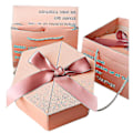 Miniatyrbild 1 av 4: Presentförpackning Bröllopsmaterial Fest Godislåda Baby Shower Papper Chokladaskar Bronzing Packaging Boxes Green Pearl L 8.5x8.5x10cm