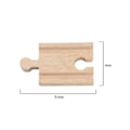 Pikkukuva 1 / 4: Hhcx-tbkjoys puiset junaradat rautatietarvikkeet Kaikenlaiset puuraidan eri komponentit opetuslelut 5.4CM Track C