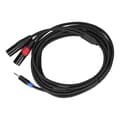 3,5 mm Stereo Han til Dobbelt 2 XLR Han Stik Konverter Audio Adapter Kabel Ledning 5M