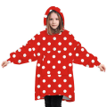 Pikkukuva 1 / 2: Barntryckt överdimensionerad jätte stor huvtröja filt huvtröja i fleece Pattern 3