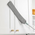 Miniatyrbilde 5 av 5: Nattbordsstøvbørste Langt skaft mopp Gjenbrukbar mikrofiber støvsamler feiebørste med 4 STK klut With 4 PCS Cloth