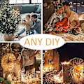Pikkukuva 3 / 5: Fairy String Lights, akkukäyttöiset vedenpitävät valot