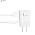 Miniatyrbillede 1 af 5: Til Samsung Galaxy A8 2018 Ægte vægoplader m/ USB-C Strømopladning Hvid