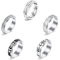 Miniatyrbillede 1 af 5: Angstring til kvinder Spinner Ring 7