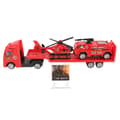 Pikkukuva 1 / 8: 4 kpl:n sarja 1: 64 Alloy Engineering Car Vehicle Playset Set Simulation Construction Trailer Type D