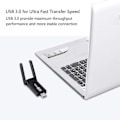 Miniatyrbild 4 av 4: Wifi-adapter 1200 Mbit/s, Wifi Stick med 2 X antenn USB 3.0 Wifi-dongel (5 G & 867 Mbit/s + 2,4 G & 300 Mit/s)