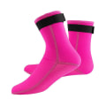 Miniatyrbillede 1 af 4: Neopren Sokker 3mm Strand Vandtætte Sokker Vand Støvler Sokker Til Dykning Svømning Surfing Snorkling Vade Kajak Rafting rose Red M (40 - 41)