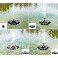 Pikkukuva 2 / 2: Aurinkosuihkulähde, Puutarha Fountain Pond Pump Kelluva suihkulähde Aurinkopumppu
