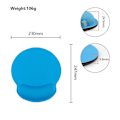 Miniatyrbild 5 av 5: Musmatta Handledsdyna Kudde Memory Foam Musmatta Gummi Tangentbordsdyna Handledsstöd 2-delat set E
