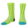 Andningsbara Fluorescerande Gröna Nylonsockor för Män och Kvinnor Cykling Löpning