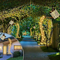 Miniatyrbild 2 av 5: Solar Led String Lights Vattenkanna Utomhus Trädgårdslampor Dekoration Enkel vattenkokare Single Kettle