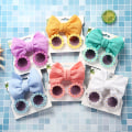 Pikkukuva 4 / 5: 2 kpl / set Daisy Flower -aurinkolasit elastisella nylon baby Bohemia Beach