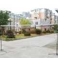 Pikkukuva 5 / 5: Sisä- ja ulkourheilulentopalloharjoittelu Professional Standard Sulkapallo Net Green Green