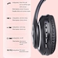 Miniatyrbillede 4 af 5: Trådløse hovedtelefoner Cat Ear Led Light Up Bluetooth Foldbare hovedtelefoner over øret m/mikrofon til online fjernundervisning