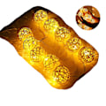 Miniatyrbillede 1 af 5: Batteridrevet Led String Light 5m 40 Globe Rotting Balls Juldekoration