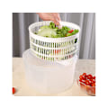 Miniatyrbild 5 av 5: Sallad Spinner Bladtork Sallad Grönsaker Drainer Dehydrator Köksredskap-Grön