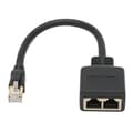 Ethernet-adapterkabelförlängning - 2-portsdelare för hemmakontor