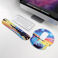 Miniatyrbild 1 av 5: Musmatta Handledsdyna Kudde Memory Foam Musmatta Gummi Tangentbordsdyna Handledsstöd 2-delat set C