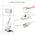 Miniatyrbillede 3 af 5: Dc 5v Lampe Usb Motion Led Baggrundsbelysning Led Tv Køkken Led Strip Håndfejning vinker Tændt Sluk Sensor Lys Diode Lys Vandtæt White 5m