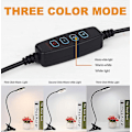 Miniatyrbillede 3 af 3: Clip-on Led Læselys Usb Genopladeligt Bord Skrivebord Lam Med Fleksibel Klemme