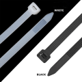 Miniatyrbillede 1 af 2: Kabelbindere 100 mm X 2,5 mm 1000 stk., Nylon, Uv-bestandig - Sort
