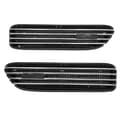 2ST Sidemonteringsventil Trim ABS for M Style Tilbehør Erstatning for E46 / E90 M3 Elektroplate