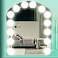 Miniatyrbillede 4 af 4: 6 lysdioder dimbar makeup usb touch