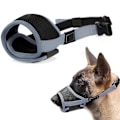 Miniatyrbild 1 av 5: Mjuk hund munkorg Anti-biting Barking Mesh Andas husdjur cover Gray L