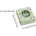 Miniatyrbild 3 av 5: 12 Macaron Box, Bakelse Box, Macaron Boxar, Dessert Box, 6 Grids, för Macarons