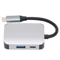 Miniatyrbilde 2 av 8: 3 i 1 Type‑C Dokkingstasjon Type‑C til HD Multimedia Interface/USB 3.0/PD Adapter