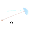 Pikkukuva 3 / 5: Slitstark kattstång i trä med fjädrar och liten klockkattträningsleksak Bomullsrep Interaction Stick E