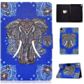Pikkukuva 1 / 3: Ipad 10.2 Generation Cover Pu Nahkainen Lompakko Flip Stand Case Korttipaikalla ja Automaattinen Sleep / Wake Up -toiminto Ipad 10.2, Elephant