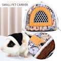 Pikkukuva 5 / 5: Bärbar Smådjur Igelkottsväska Utomhusresor Marsvin Råtta Chinchillas Bärpåse multicolor