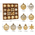 Miniatyrbilde 2 av 5: 42stk Juleball hengende ornamenter Splintsikker julepynt Trekuler Red White