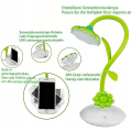 Miniatyrbillede 4 af 5: Dæmpbar grøn led bordlampe til børn, sengelampe med berøringssensor, fleksibel læselampe, der kan oplades via usb og 360 graders roterende Mobi