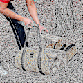 Miniatyrbillede 5 af 5: Log Carrier Bag Heavy Duty vandafvisende brænde Log Tote Bag Carrier