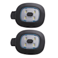 Pikkukuva 3 / 5: Uusi 2kpl USB-ladattava valaisin Led Capille Vaihdettava otsalampun suojus DIY hattulamppu miehille ja W