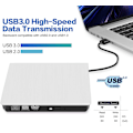 Miniatyrbild 3 av 3: Neutral USB 3.0 extern mobil optisk enhet Cd/Dvd-brännare, extern bärbar dator