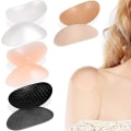 Miniatyrbild 1 av 4: 4 Pairs Shoulder Push-up Pads Soft Silicone Adhesive Shoulder Pads Anti-slip Enhancer Shoulder Pads