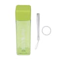 Transparent Grön 500ml 17oz Portabel Vattenflaska med Handledsrep