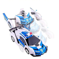 Miniatyrbilde 2 av 3: Robotbil som transformerer leker med fjernkontroll White