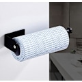 Miniatyrbillede 1 af 3: Moderne badeværelse vægmonteret toiletpapirrulleholder Sort håndklæde tissuepapirholder