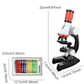 Miniatyrbild 4 av 5: Barnmikroskop Set Creative 1200X Science Microscope Educational Toy