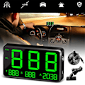 Miniatyrbillede 2 af 4: Bil Gps Speedometer Head Up Display Overhastighed Mph/km/t Advarselsalarm