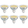 Miniatyrbilde 1 av 4: Den nya 6st Gu5.3 Led Lampa 12v 3w Varmvit 6000k,50mm,gu5.3 Ekvivalent 30w,300lm,ac dc 12v Mr16 Gu5.3 Led infälld spotlight[energiklass A+]