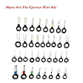 Miniatyrbilde 3 av 5: 73 stk Set Pin Ejector Wire Kit Extractor Auto Terminal Removal Connector Black