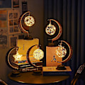 Pikkukuva 5 / 5: Dekorativ bordslampa, Moon Night Lamp Winding Bomullstråd Led Light Lamp style 4