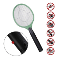Miniatyrbilde 1 av 5: Elektrisk Mosquito Racket Killer Elektrisk fluesmekker Frityrkoker Fluer Trådløst batteri Strøm Bug Zapper Insekter Racket dreper Home Bug green