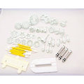 Miniatyrbilde 5 av 5: 47 stk Cookie Cutter Ejector Punch + modellering + jevnere + kantdekorasjon fondant marsipan Gateau